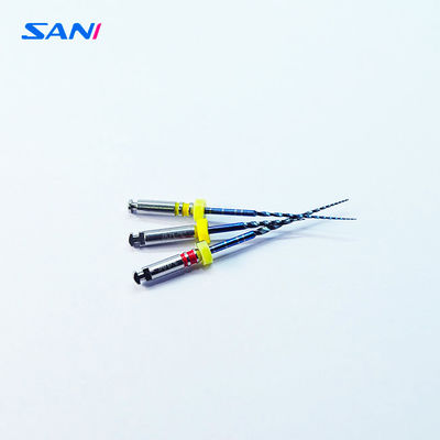 acheter dossiers dentaires rotatoires de 31mm, dossiers Endodontic de Niti de revêtement nano bleu online manufacture