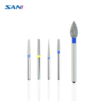 acheter Vitesse polonaise dentaire argentée Handpiece d'acier inoxydable Diamond Bur Set For High de bureau online manufacture