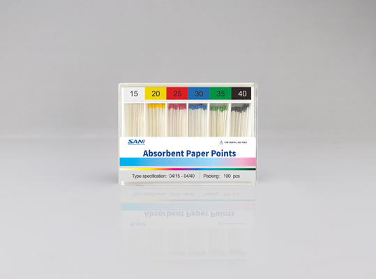 Un bon prix. Dentistique de haute qualité Gutta Percha Points de papier Absorbeurs de papier Points en ligne