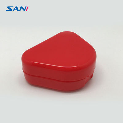 Un bon prix. Caisse orthodontique de dentier de preuve de fuite de 30mm, boîte de rangement rouge de dentier en ligne