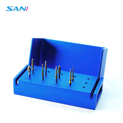 5pcs/Box Burs de polissage dentaire, laboratoire dentaire Diamond Burs de 8mm