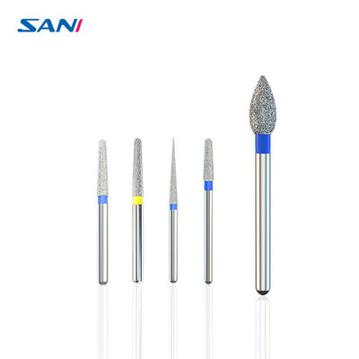 Vitesse polonaise dentaire Handpiece de l'acier inoxydable 11mm FG Diamond Bur Set For High de bureau