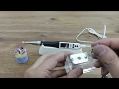 CE Endo Motor Cordless, noir contre l'angle Handpiece dentaire